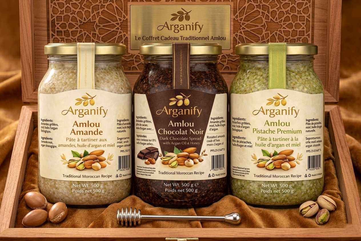 Coffret Découverte Amlou — 3 Saveurs